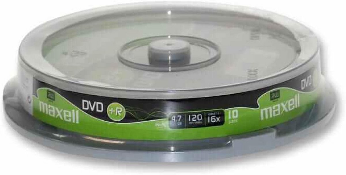 DVD+R Discs 4.7 GB 16x Opname Snelheid 10 Stuks