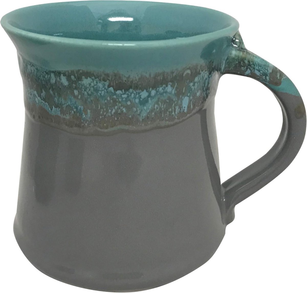 Handgemaakte Medium Mok - Keramiek met Riverstone Afwerking