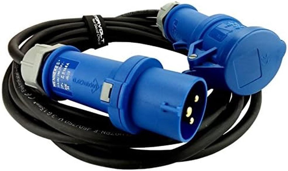 Verlengkabels voor Caravan, Boot en Camping - 2 Meter Duurzame Stroomkabel 3x1.5mm²
