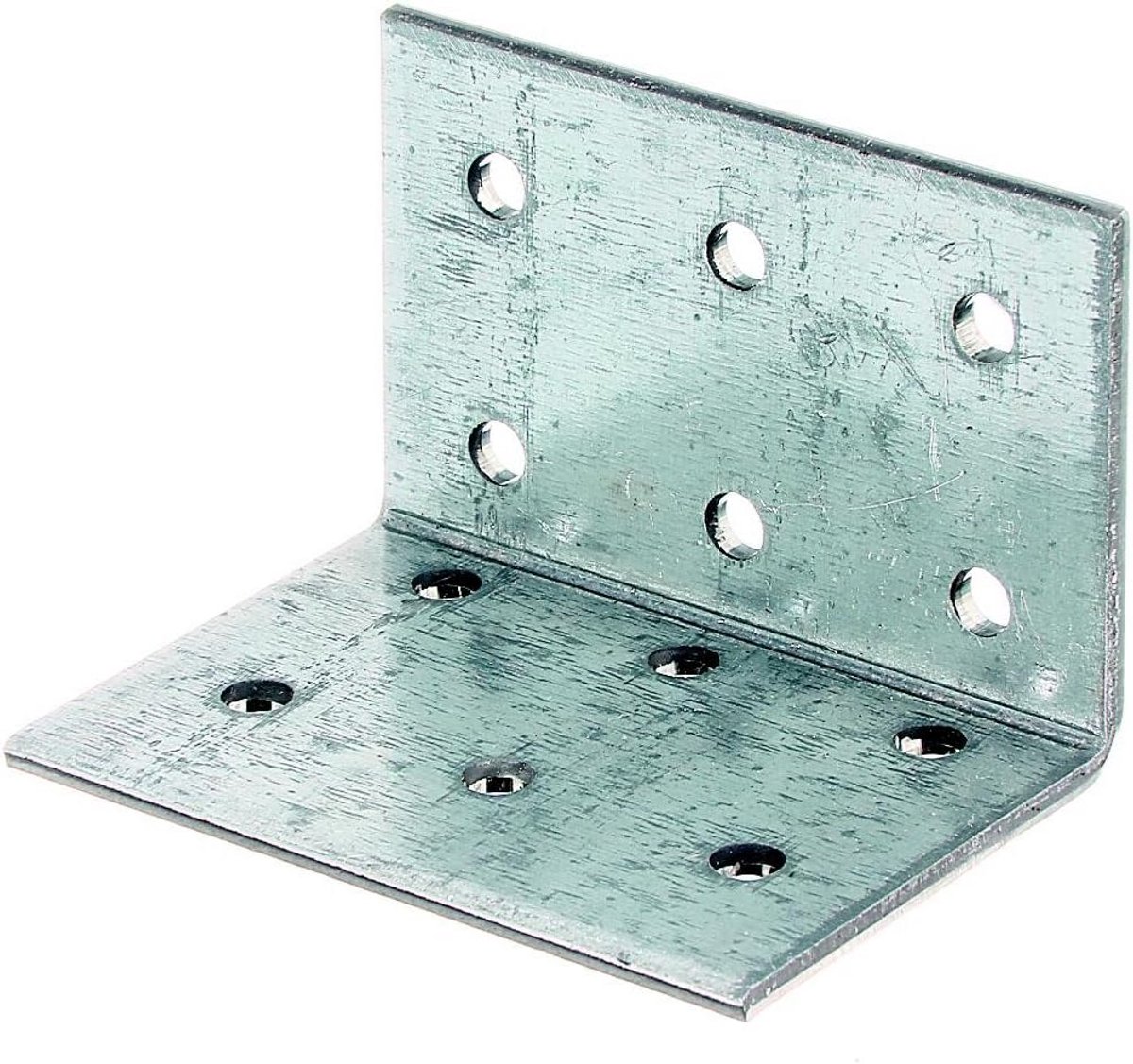 Hoekverbinder met Gaten Plaatdikte 2.5 mm 40x40 mm Set van 50