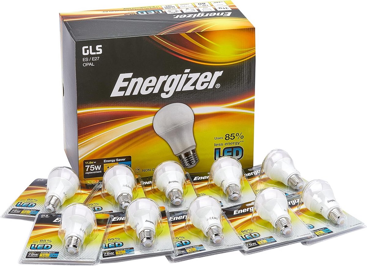 10x E27 LED Lampen 1060 Lumen Warm Wit Licht 2700K Dimbaar Huisverlichting