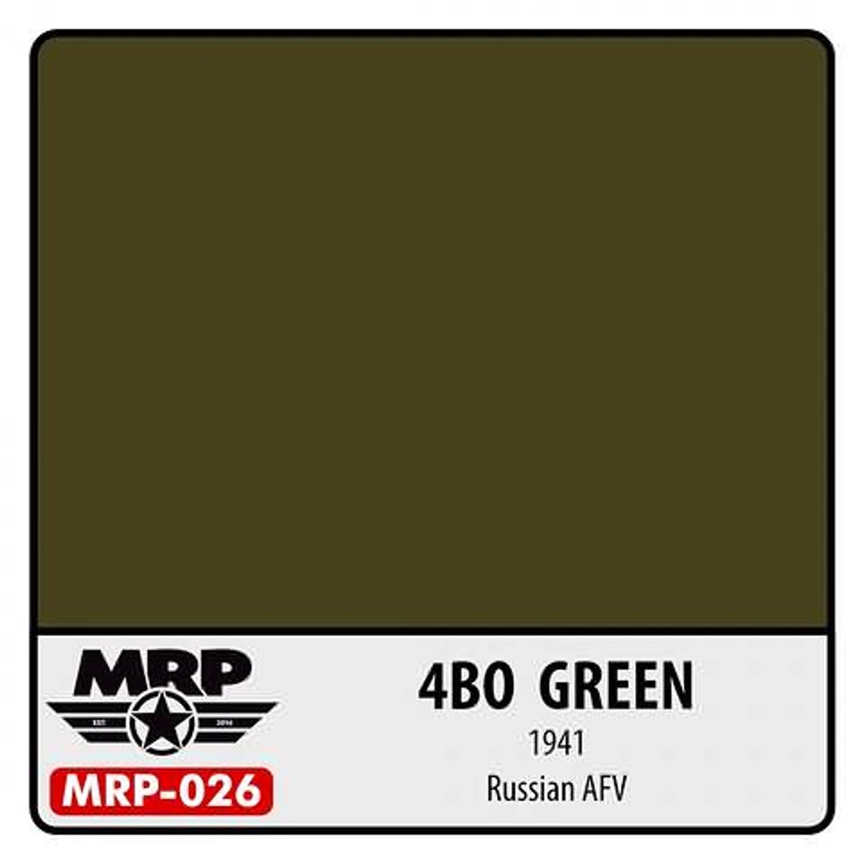 Mr. Paint MRP-026 - 4BO Russian Green – 30 ml verf voor Airbrush & Detailwerk