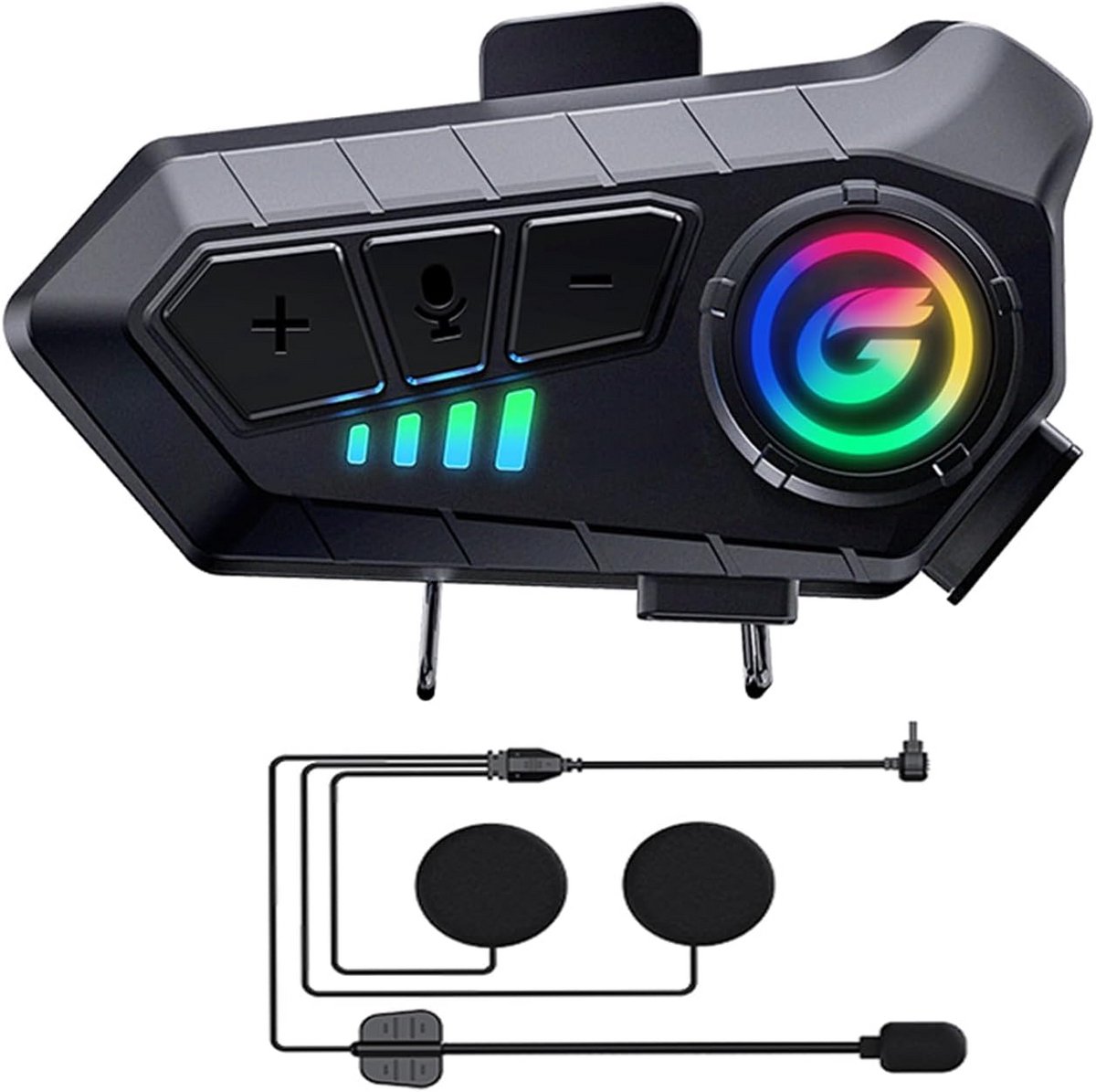 Bluetooth Headset voor Motorhelm met Intercom Functie