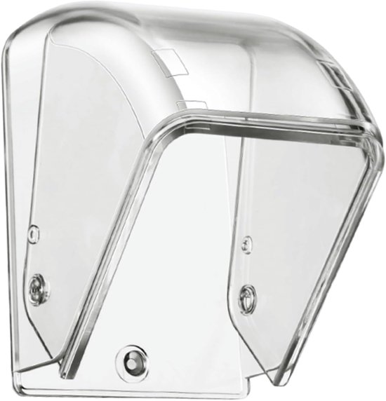 Deurbel Cover - deurbel hoes - deurbelhoes - deurbel kap - deurbel overkapping - deurbel bescherming - Deurbelhoes Weerbestendig - Regenhoes voor deurbel - Deurbel Waterdichte Hoes - 6.4*6.4*9.1cm - Transparant