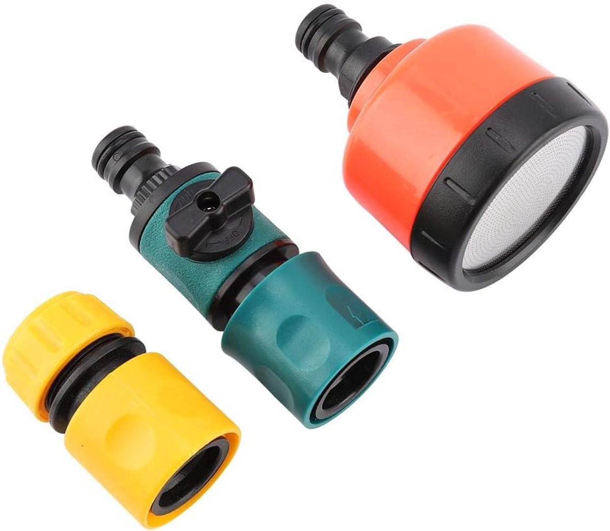 Sproeiwaterpistool Lange Paal - Tuinsproeier Schakelaar - Efficiënt Water Geven - Verstelbare Spuitkop - 30cm Lengte - Grijs