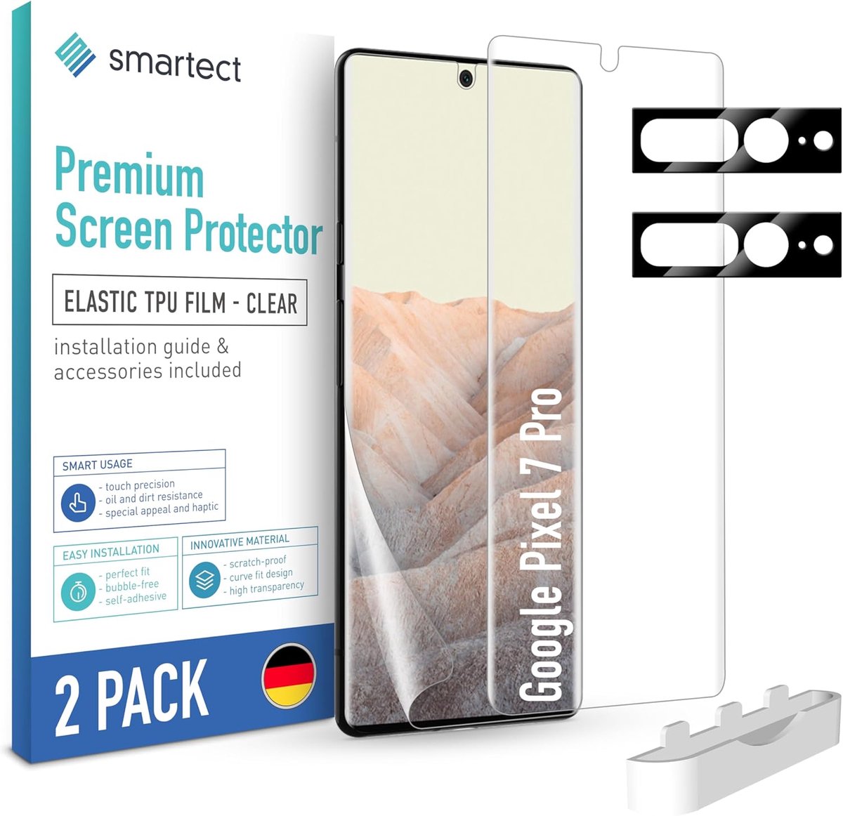 Telefoon Screen Protector - Beschermfolie - Dagelijkse Bescherming - Volledige Dekking - 15.7 x 7.4 cm - Transparant