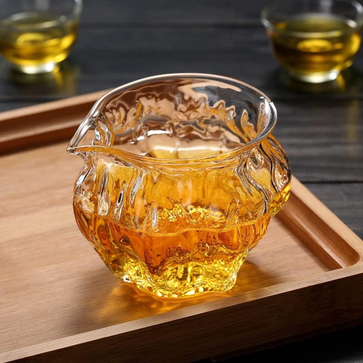 Glazen Thee Infuser - Theepot Werper - Kung Fu Thee - Hittebestendig Ontwerp - Helder