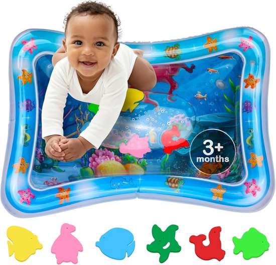 Infant Watermat Baby Water Mat - Sensory Mat - Baby Development - BPA Free PVC - 24.7 x ...