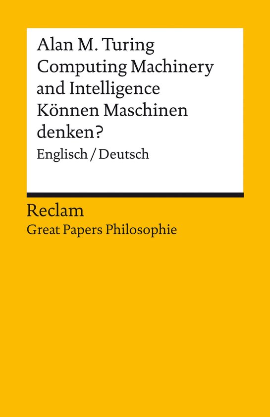 Reclams Universal-Bibliothek - Computing Machinery and Intel ... - cover