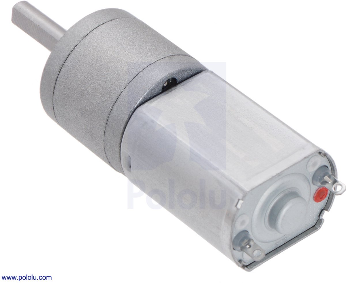 156:1 Metal Gearmotor 20Dx44L mm 6V Pololu 3456
