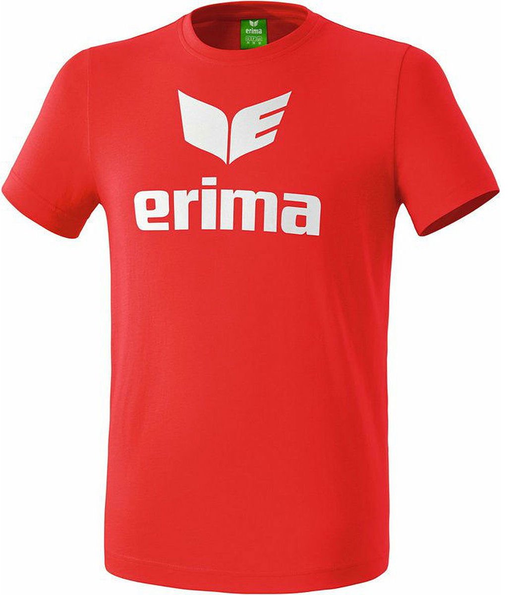 Erima Promo T-Shirt Kinderen - Rood / Wit | Maat: 116