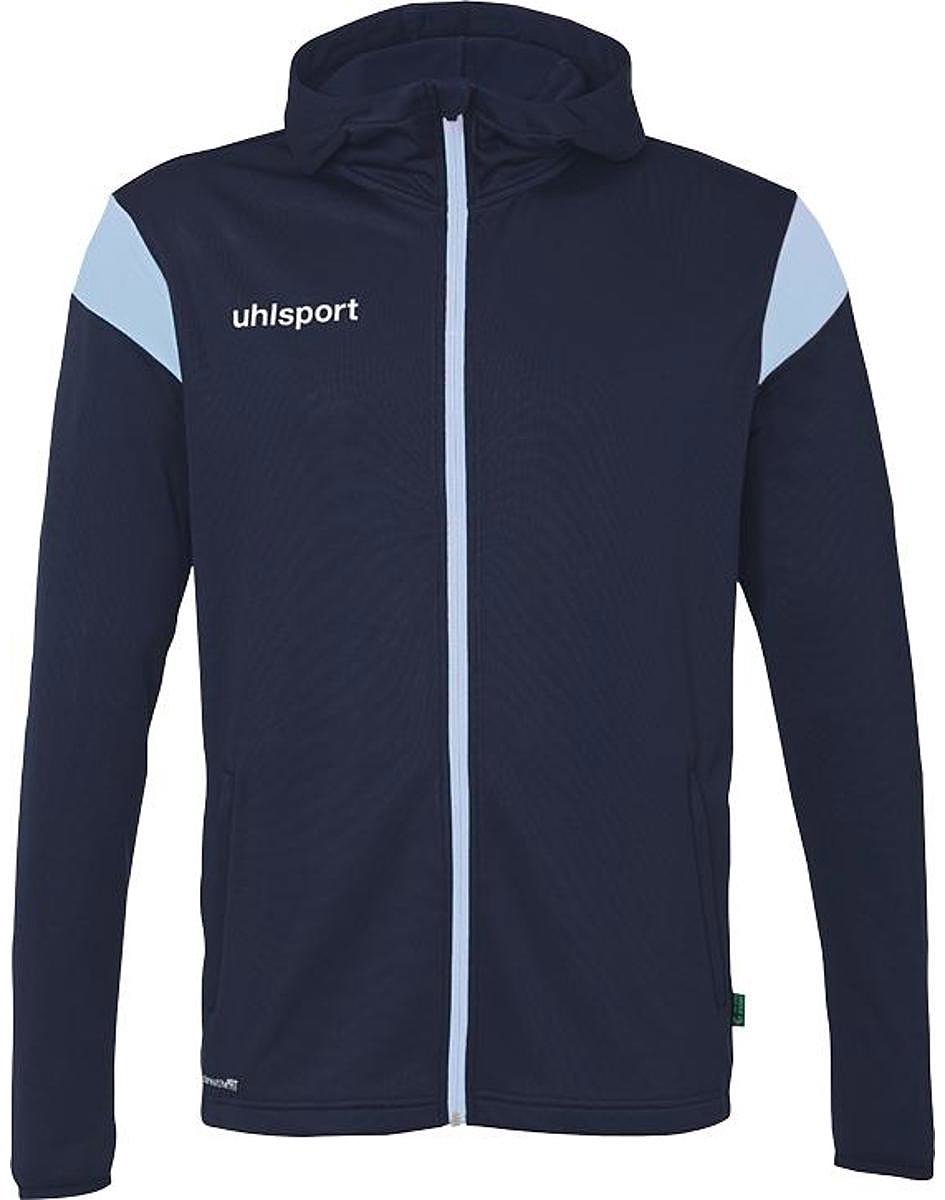 Uhlsport Squad 27 Jas Met Kap Kinderen - Marine / Hemelsblauw | Maat: 140