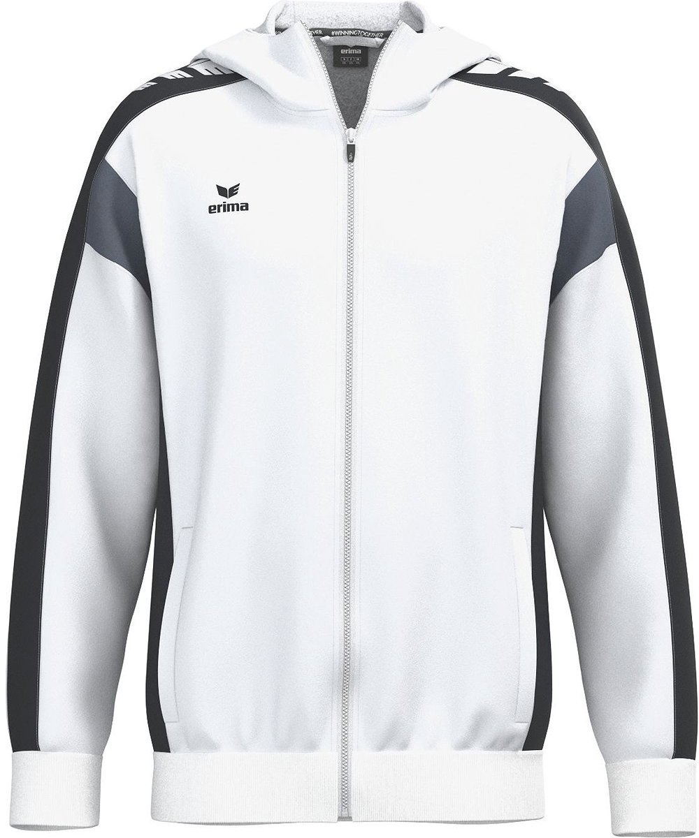 Erima Celebrate 125 Trainingsjack Met Capuchon Heren - Wit / Zwart | Maat: M