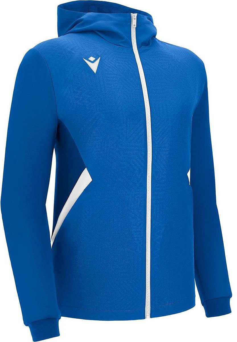 Macron Victory Tiamat Jas Met Kap Heren - Royal / Wit | Maat: 3XL