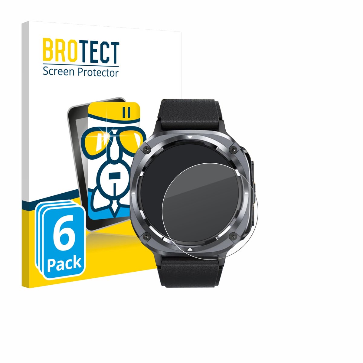Screenprotector 6 Stuks voor TIMU S90+ 1.48" Beschermglas transparant