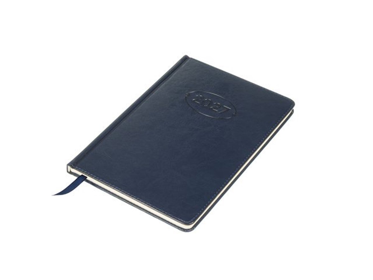Multo Hannibal Weekagenda A5 2027 - 7 dagen / 2 pagina’s - Blauw - Kunstleder MU-727122