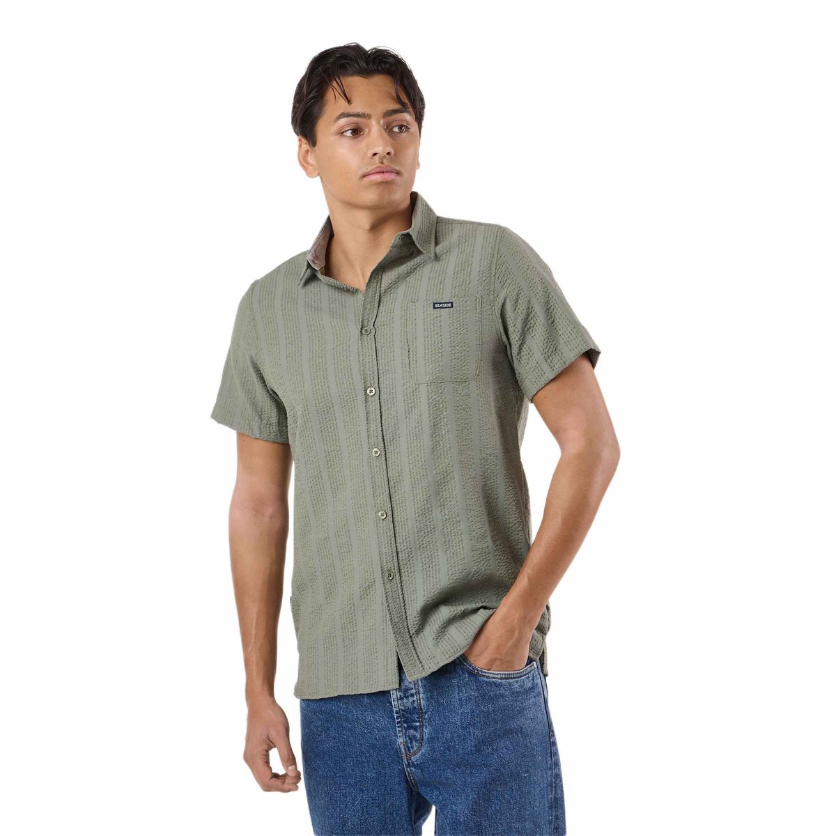 Seaside Coos Bay Shirt – Korte mouw overhemd voor heren – Maat XL