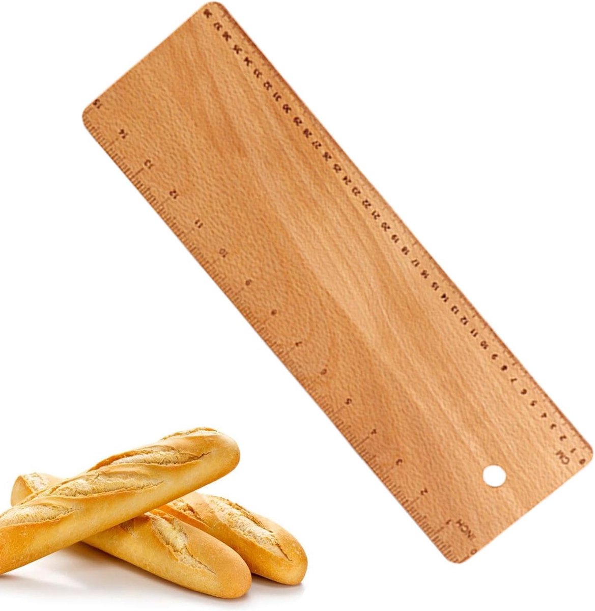 Bakeplank Hout - Deegplank Transfer - Brood Bakken - Lichtgewicht Hardhout - 33-58cm Lengte