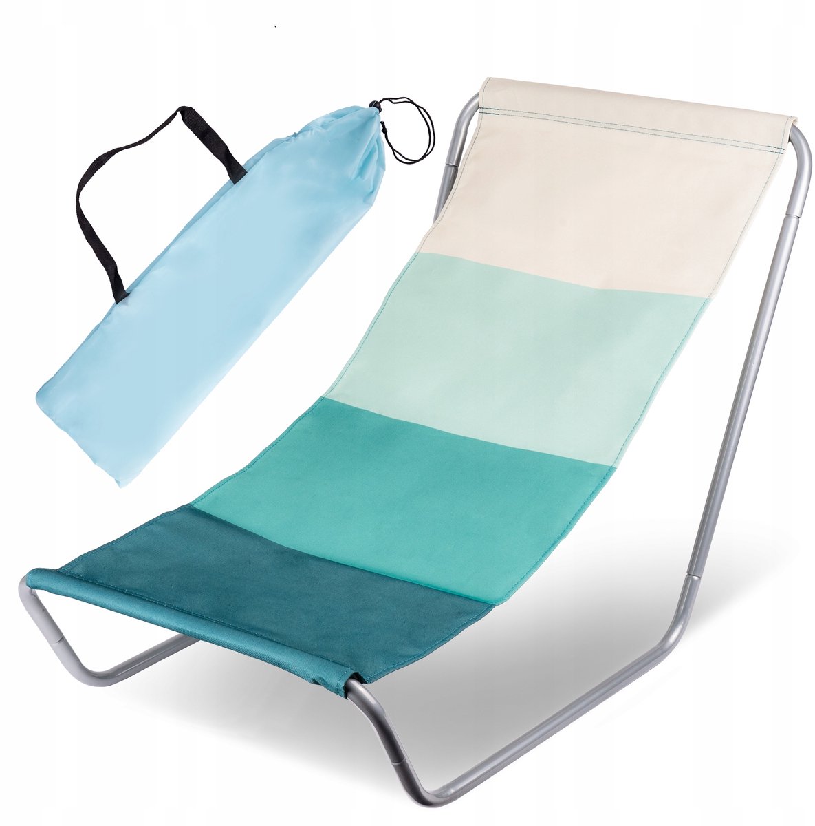MOZY® - Strandstoel in Draagtas - per 2 Stuks - tot 100 kg - Eenvoudige Montage -