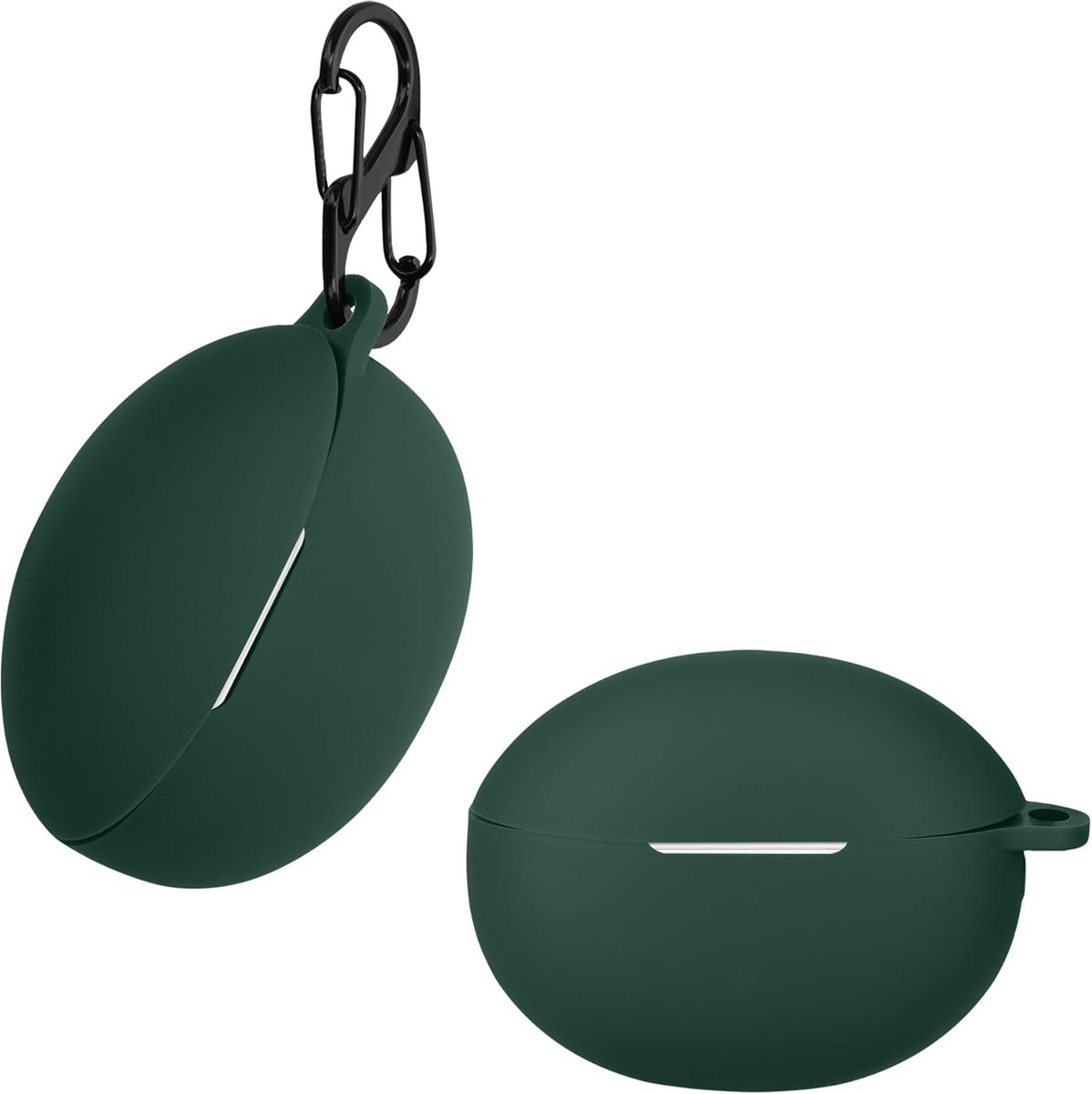 Oordopjes Case Cover - Beschermhoesje Siliconen - Opladen Beschermen - Zacht Flexibel Materiaal - Compact Lichtgewicht - Donkergroen