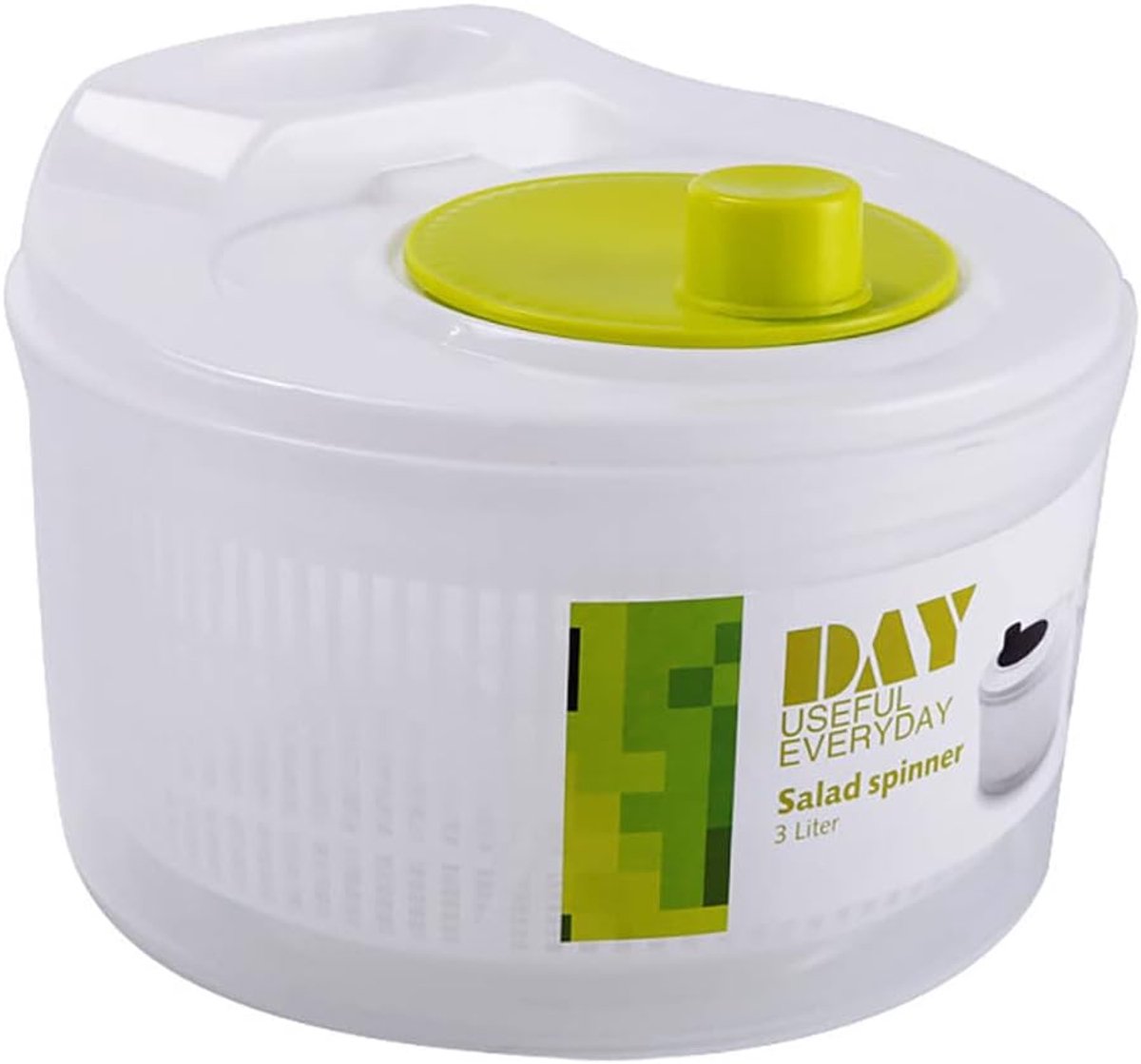 Slacentrifuge - Groente Droger - Salade Wassen - Met Zeefmand - 3 Liter