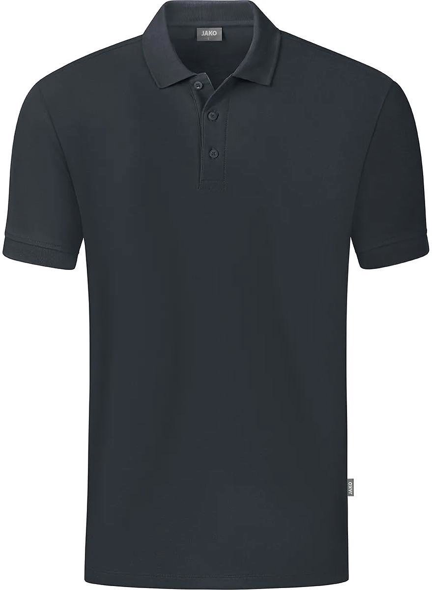 Jako Organic Polo Heren - Antraciet | Maat: L