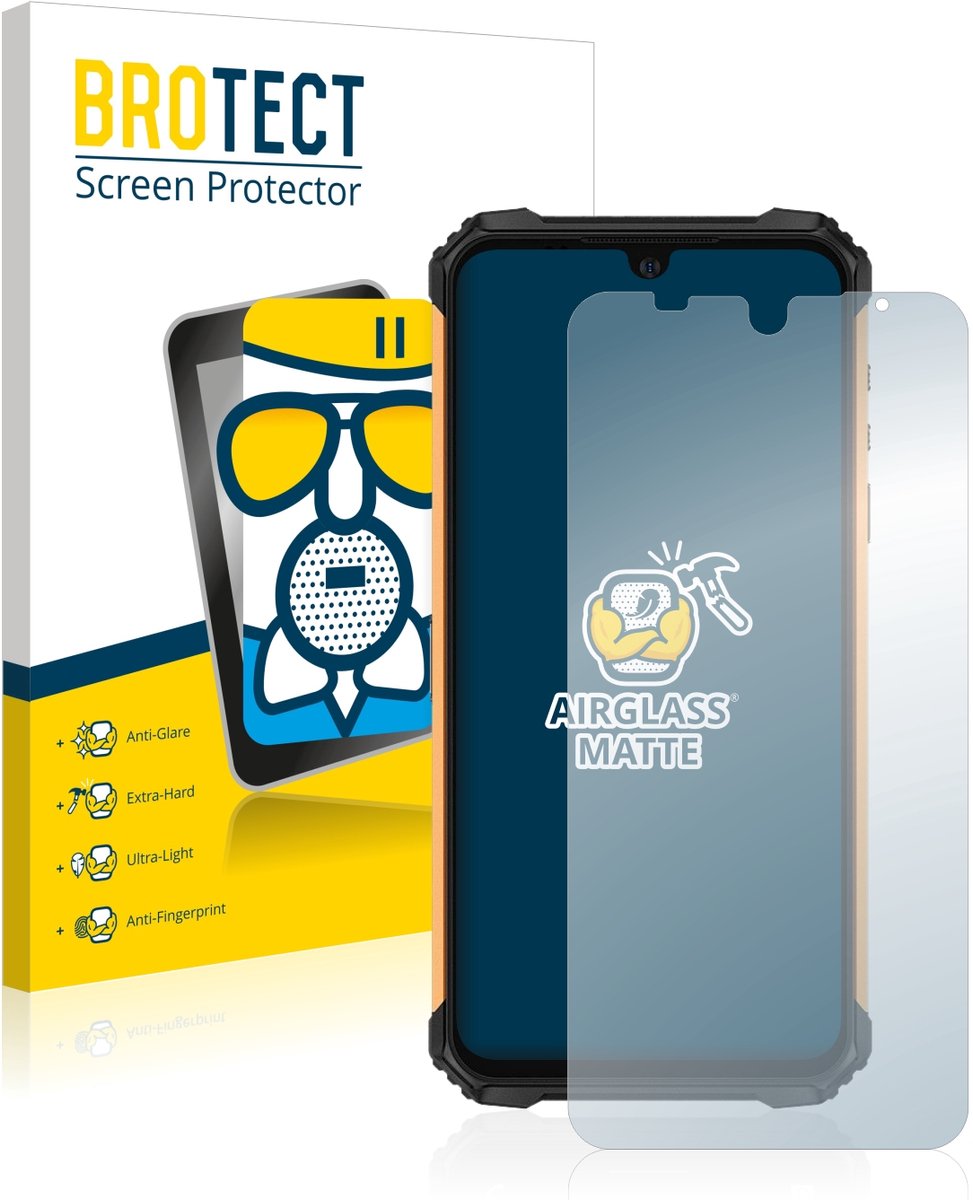 BROTECT - Screenprotector voor Ulefone Armor 8 - Folie Beschermfolie Beschermglas matte