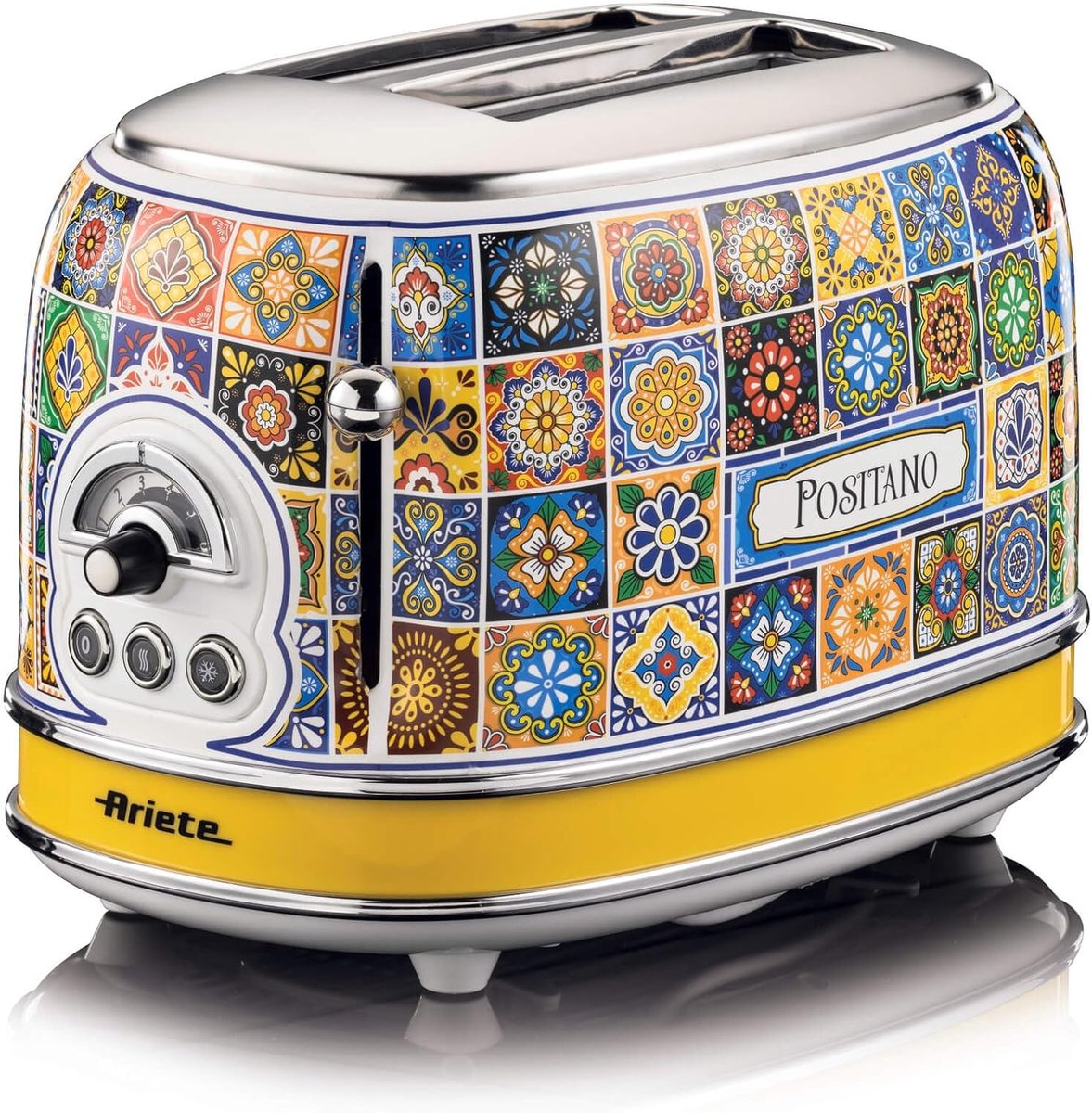 Broodrooster - Toaster - Snel Ontbijt - 6 Bruiningsniveaus - 2 Sneetjes - Positano