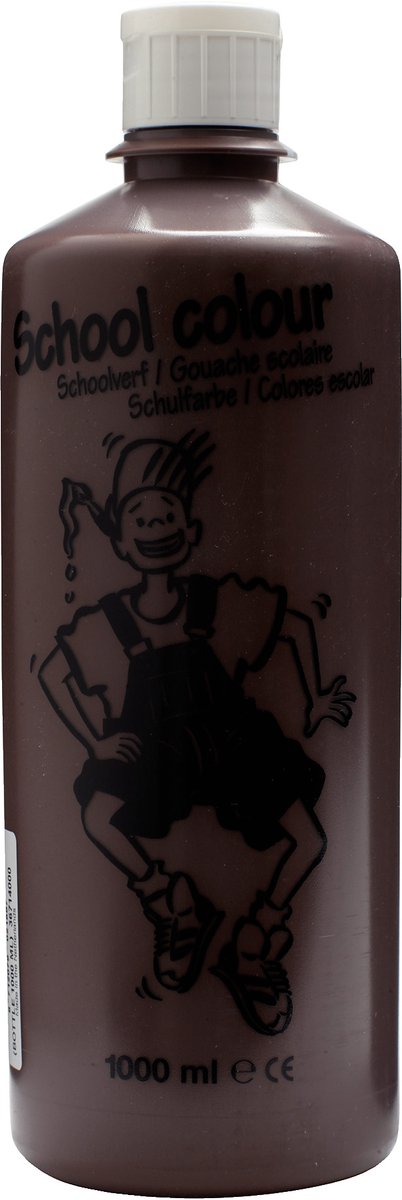 Talens School Colours Bottle 1000 ml Brown 400 (36714000)