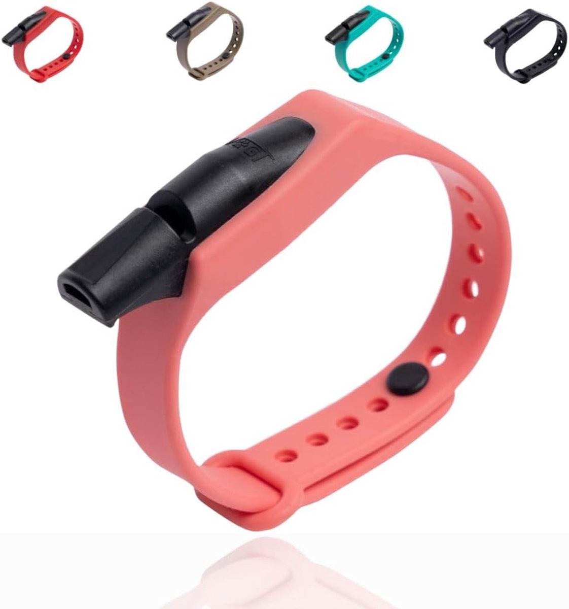 Hondenfluitje Armband - Terugroepfluitje Trainingsfluitje - Hondentraining Terugroepoefeningen - Altijd Draagbaar - Koraal