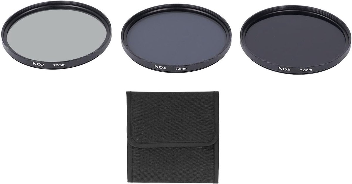 ND Filter Set - Camera Filters - Fotografie - HD Multilayer Coating - 72mm