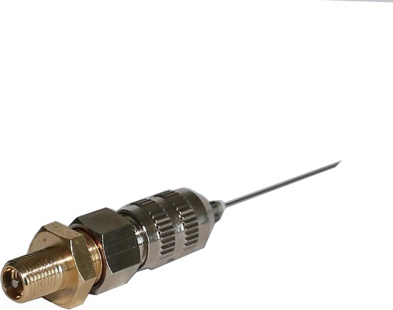 Stikstof Naald Kit - Ventiel Accessoires - Schok Demper Vullen - Inclusief Schrader Ventiel - 5 Delig - Zwart van Merkloos — afbeelding 3