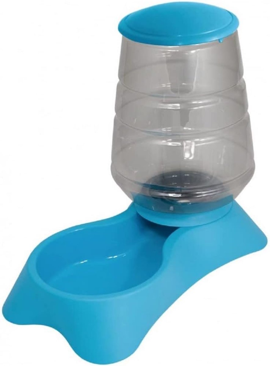 Voerdispenser 11 Liter - Voederhuisje - Pluimvee Voeren - Grote Capaciteit - 59 x 26 cm - Blauw