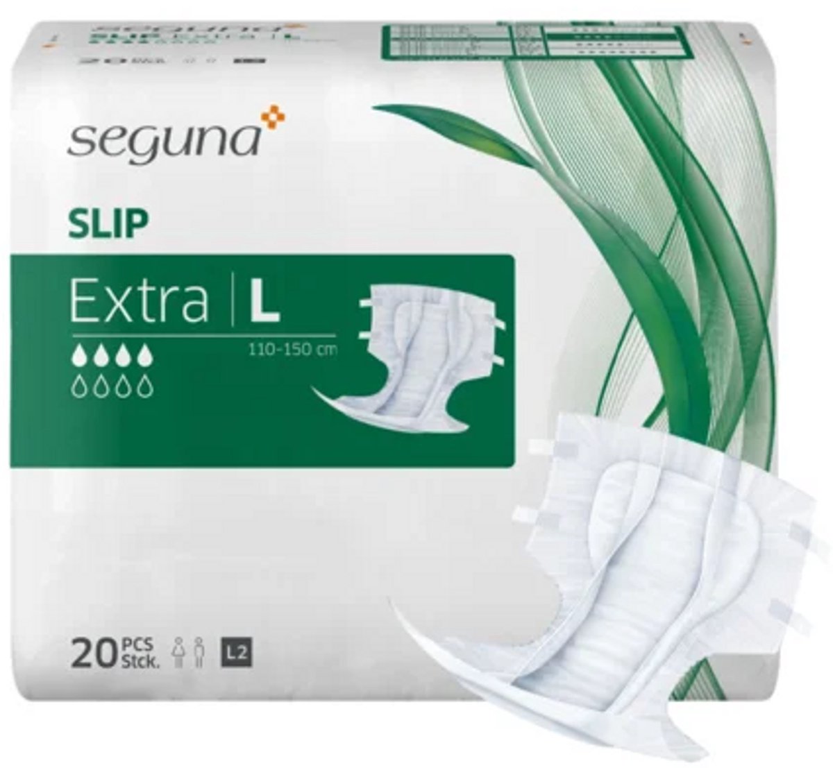 Seguna Slip Extra Large - 4 paquets de 20 protections