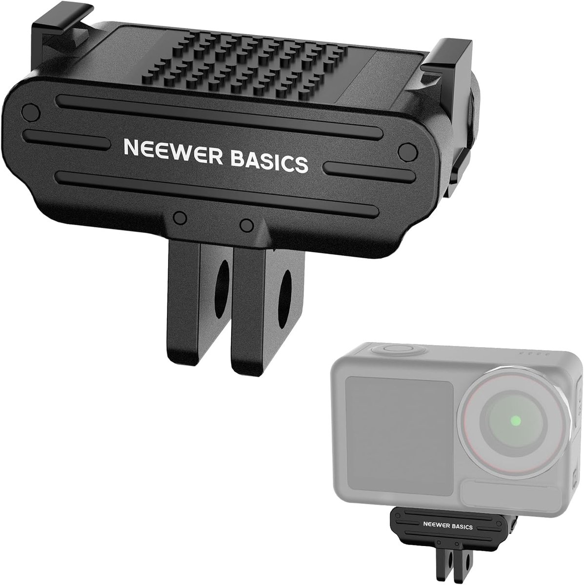 Camera Mount Adapter - Snelle Bevestiging - Video Opname - Magnetisch Systeem - 25 Gram - Zwart