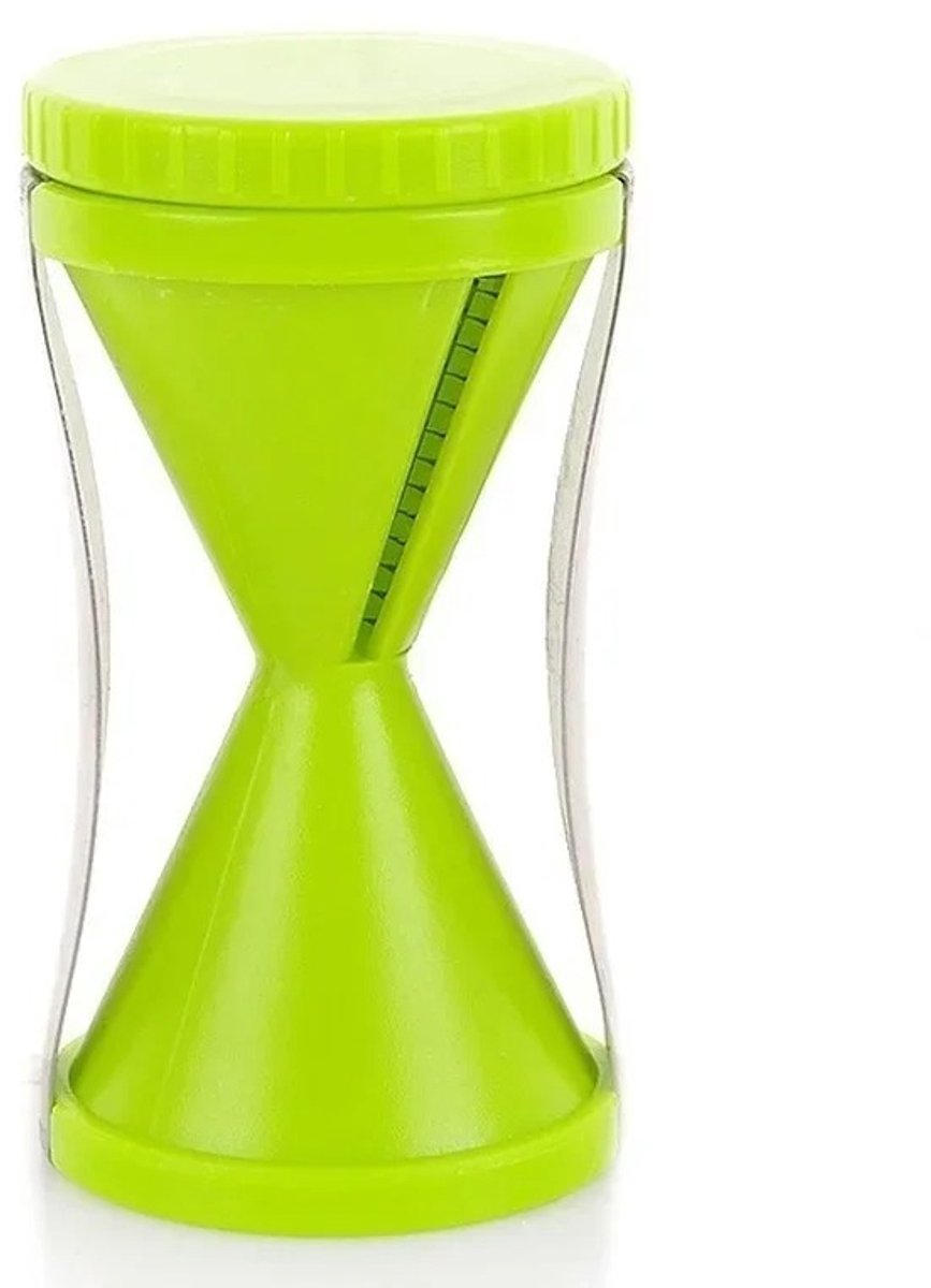 WiseGoods Premium Spiraalsnijder Dunschiller -Juliennesnijder - Groentesnijder - Courgette Spiralizer - Keukenhulp - Koken - Groen