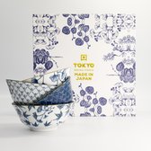 Tokyo Design Studio - Flora Japonica Tayo Bowl Set 4pcs 14.8x7cm 500ml
