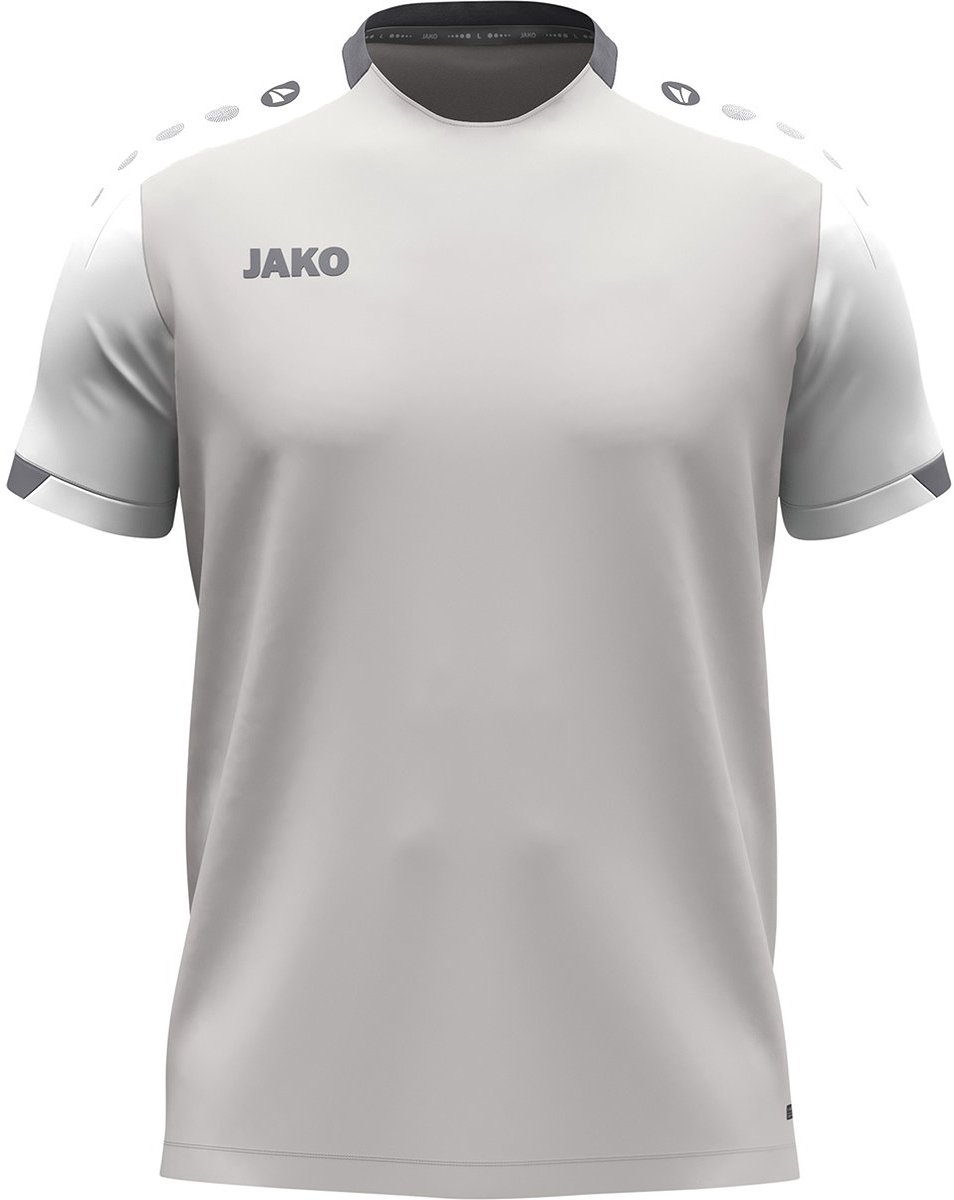Jako Dynamic T-Shirt Kinderen - Lichtgrijs / Wit / Grijs | Maat: 152