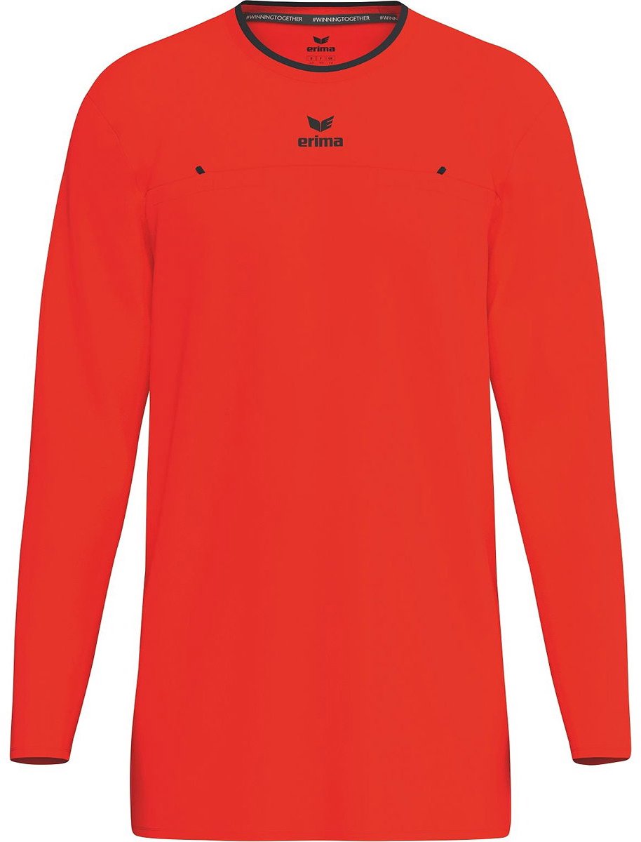 Erima Referee Scheidsrechtersshirt Lange Mouw Heren - Coral | Maat: M