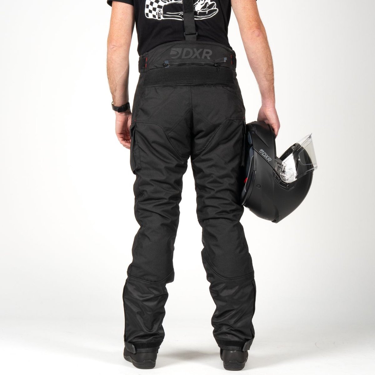 DXR Motorbroek - Roadtrip Pant - Zwart - M – foto 8