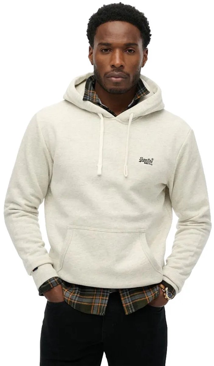 Superdry Essential Logo Classic Hoodie Heren Hoodies Grijs
