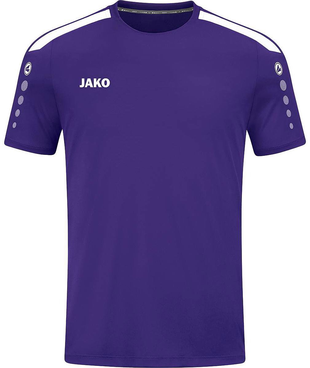 Jako Power Shirt Korte Mouw Kinderen - Paars | Maat: 116