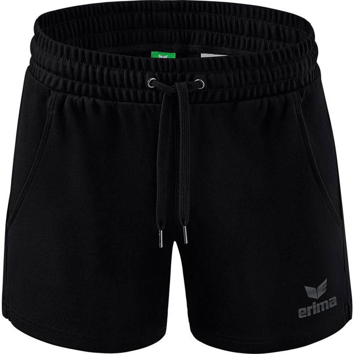 Erima Essential Team Sweatshort Dames - Zwart | Maat: 36