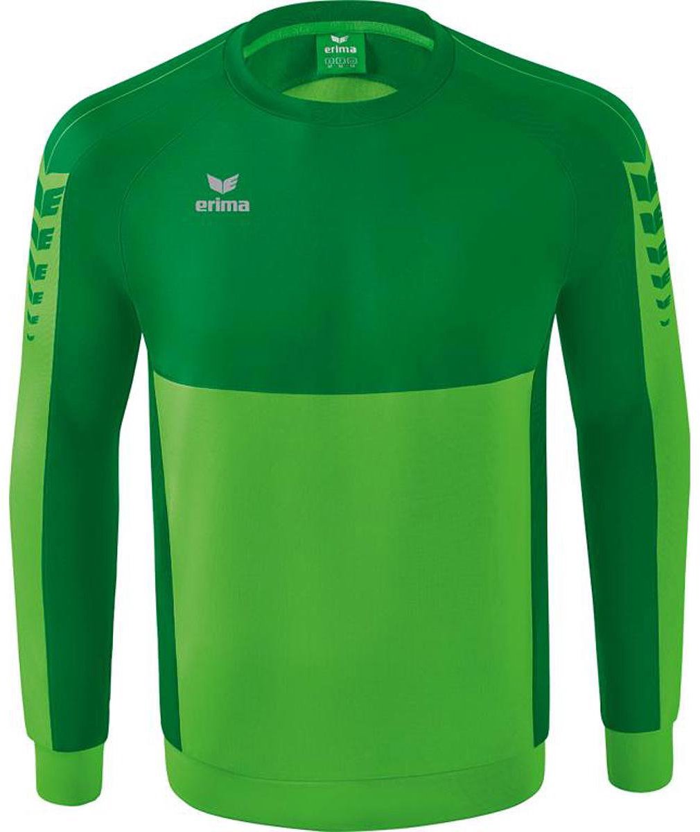 Erima Six Wings Sweatshirt Kinderen - Green / Smaragd | Maat: 164