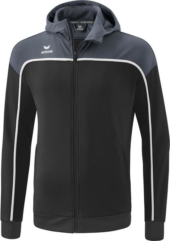 Erima Change Trainingsjack Met Capuchon Heren - Wit / Slate Grey / Zwart | Maat: XXL