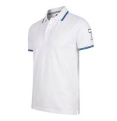 Cappuccino Italia - Polo SS Polo Applique Pique pour homme - Wit - Taille XXL