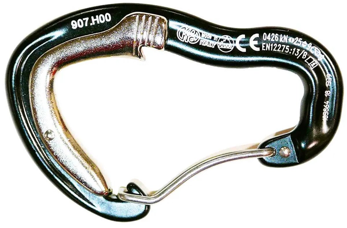Kong Italy Ergo Wire Panic Karabijnhaak Zwart 30 cm