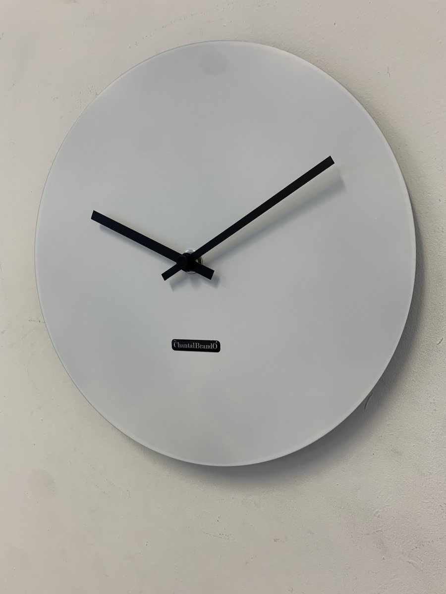 MOSACLOCK WHITE LABEL 34 LABEL Wandklok Modern Industrieel Design WIT