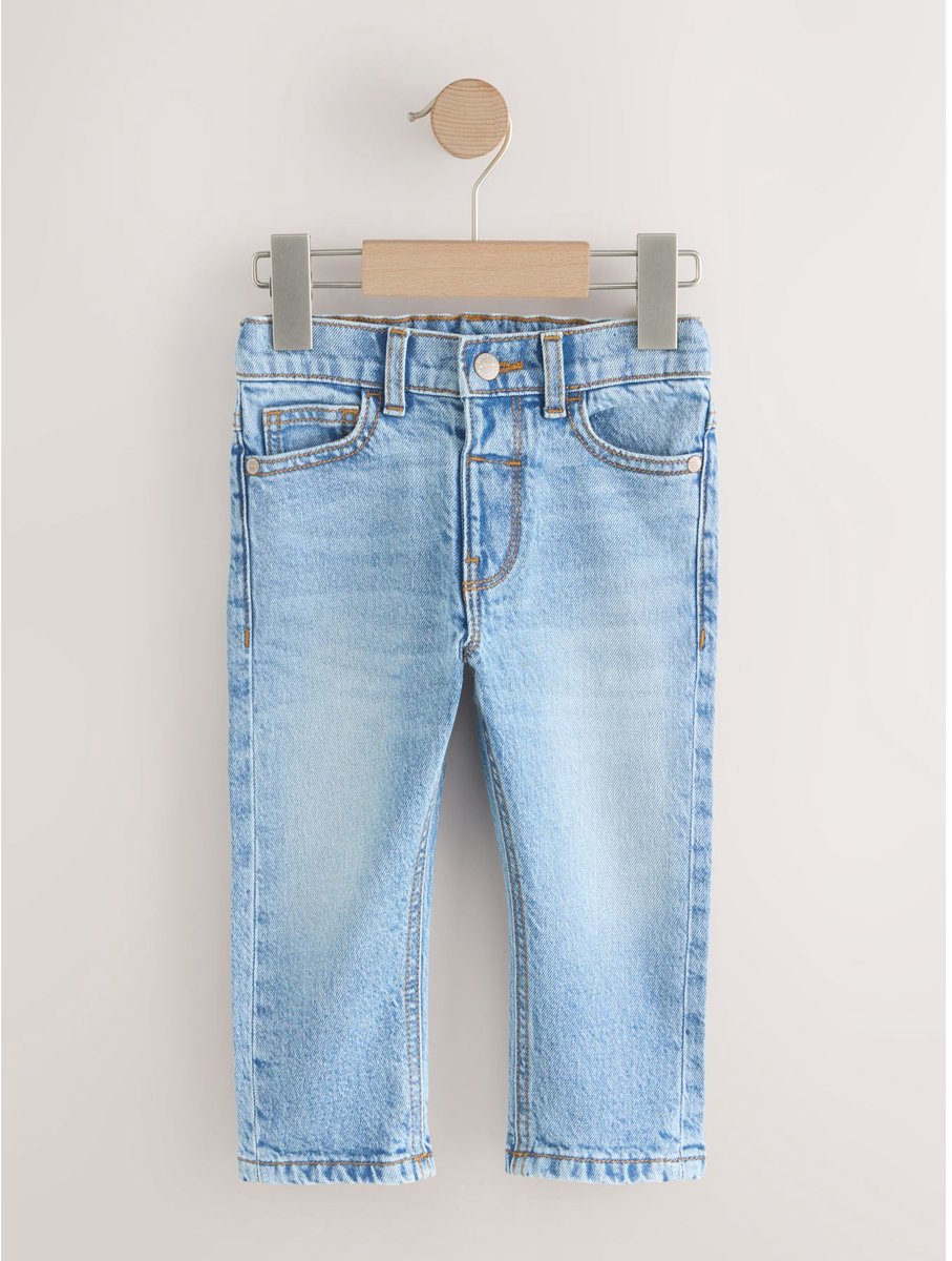 Next - Jongens - Barreljeans met standaard pasvorm - Blauw