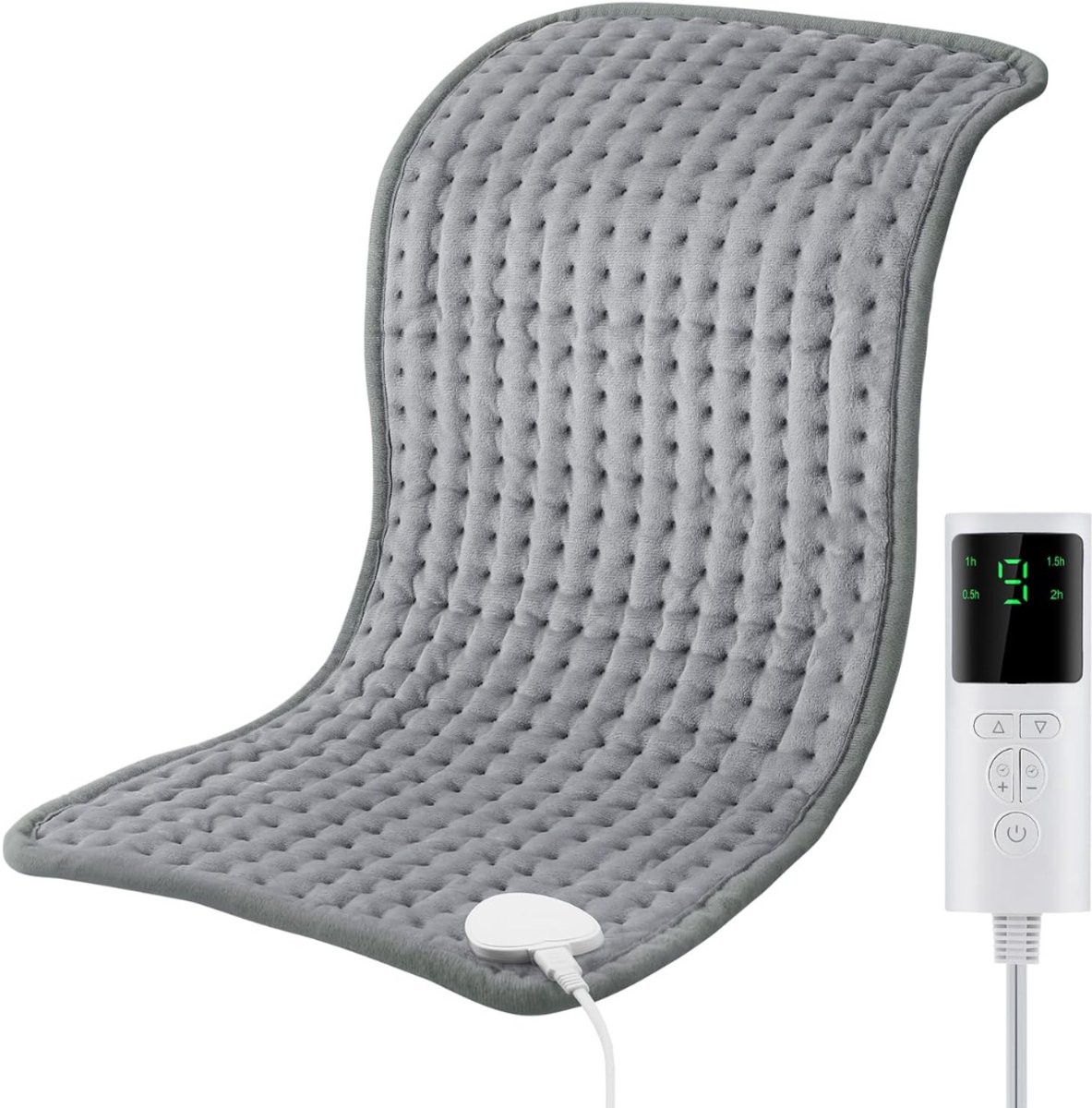 RONN® Warmtekussen oplaadbaar - Warmtekussen - Warmtekussen elektrisch - Grijs - ‎ 30cm x 10cm x 10cm; 400 g